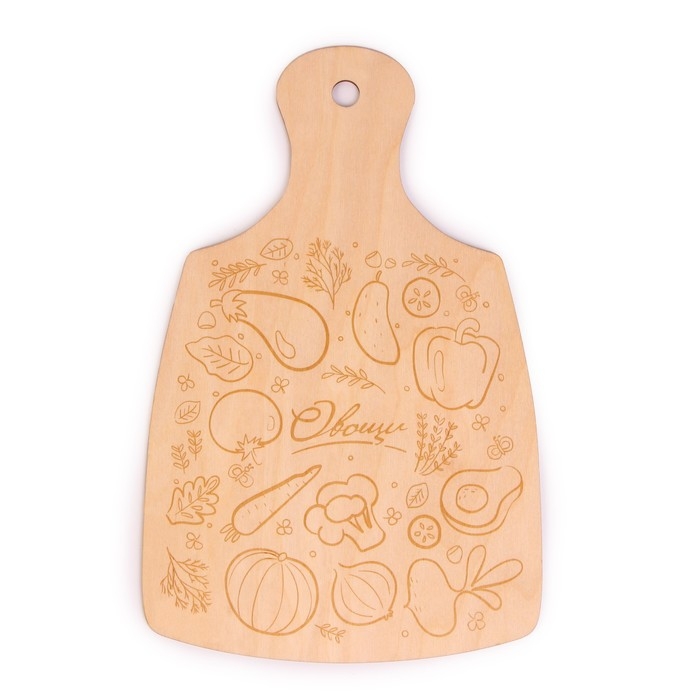 Доска для выжигания &laquo;Овощи&raquo; разделочная доска