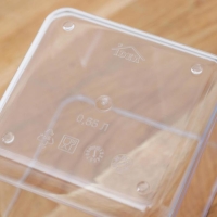 Контейнер для сыпучих продуктов &laquo;Степ&raquo;, 650 мл, 10&times;10&times;9,5, цвет белый