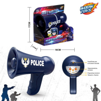 Мегафон &laquo;Полицейский&raquo;, 2 режима: сирена, громкоговоритель, работает от батареек