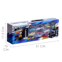 Грузовик &laquo;Перевозчик&raquo;, в комплекте 10 машин и 2 вертолёта