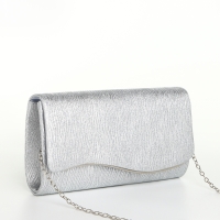 Сумка-клатч на магните, цвет серебряный Сумка-клатч на магните, цвет серебряный