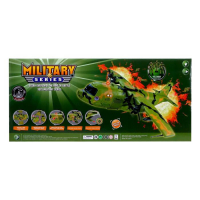 Самолет &laquo;Армия&raquo; с солдатами, свет и звук