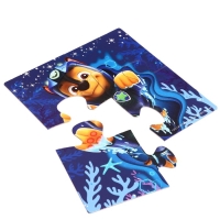 Мозаика &laquo;Щенячий патруль. Подводный мир. Двусторонние пазлы&raquo; (IQ step), Никелодион, 16 элементов