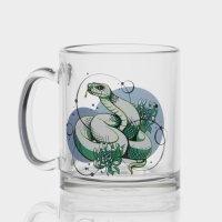 Кружка стеклянная чайная &laquo;Змеи&raquo;, 320 мл, МИКС