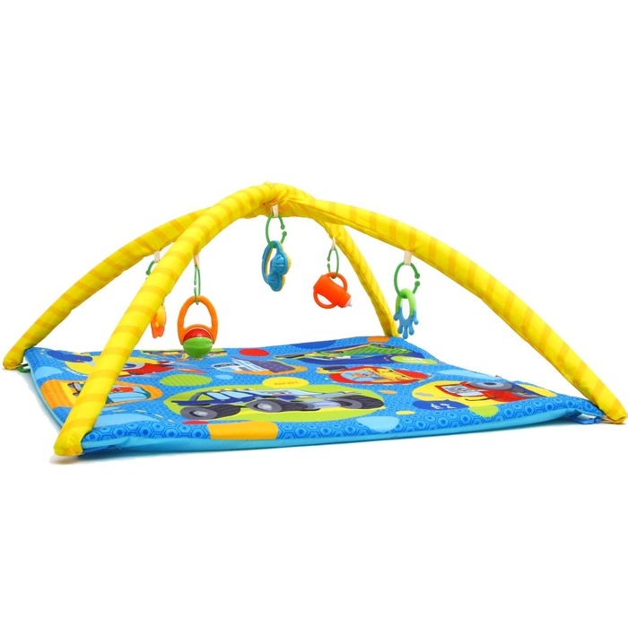 Развивающий коврик с дугами &laquo;Транспорт&raquo;, 85х85 см, Крошка Я