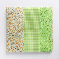 Ткань для пэчворка 3 лоскута &laquo;Весенний лужок&raquo;, 50 &times; 50 см