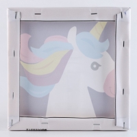 Аппликация помпошками «Единорог», размер — 20 × 20 см, клей 30 мл Аппликация помпошками «Единорог», размер — 20 × 20 см, клей 30 мл