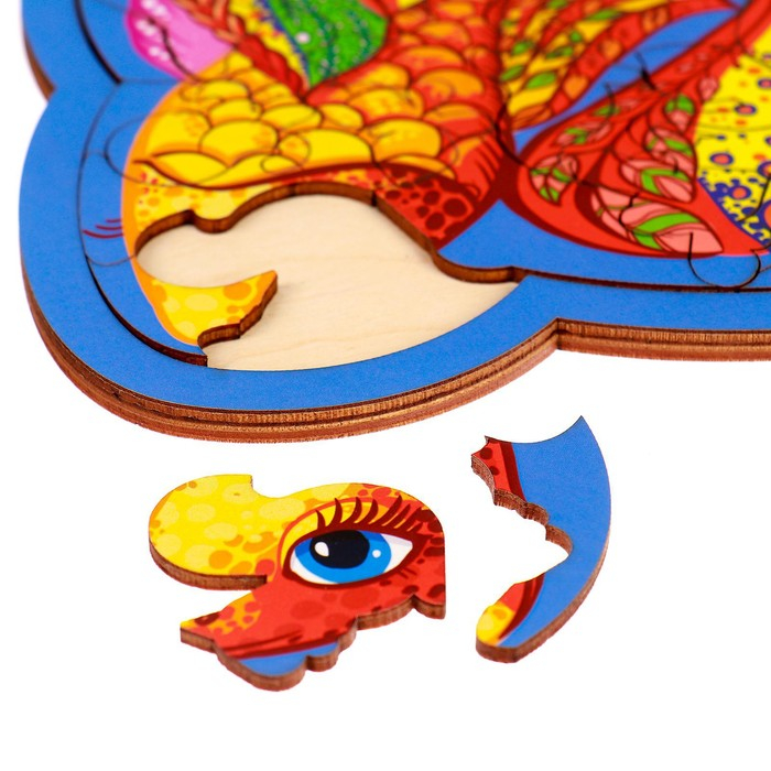 Пазл деревянный фигурный &laquo;Рыбка&raquo;, 64 элементов