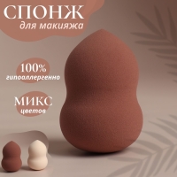 Спонж для макияжа «Амфора», 6 × 4 см, увеличивается при намокании, цвет МИКС Спонж для макияжа «Амфора», 6 × 4 см, увеличивается при намокании, цвет МИКС