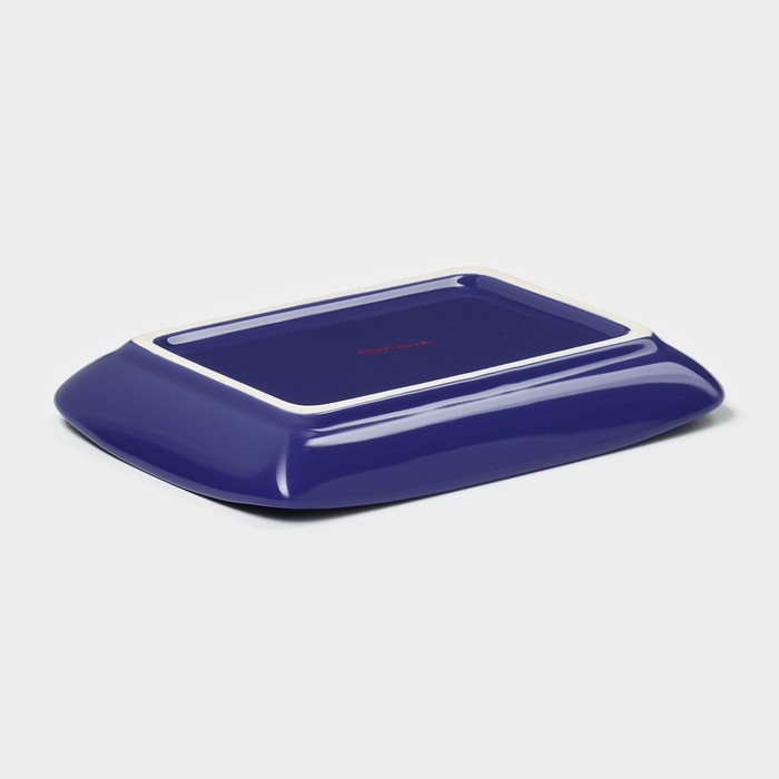 Маслёнка Доляна &laquo;Емеля&raquo;, 17&times;12&times;8,5 см, цвет белый