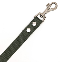 Поводок брезентовый 10 м х 2,5 см, тёмно-зелёный Поводок брезентовый 10 м х 2,5 см, тёмно-зелёный