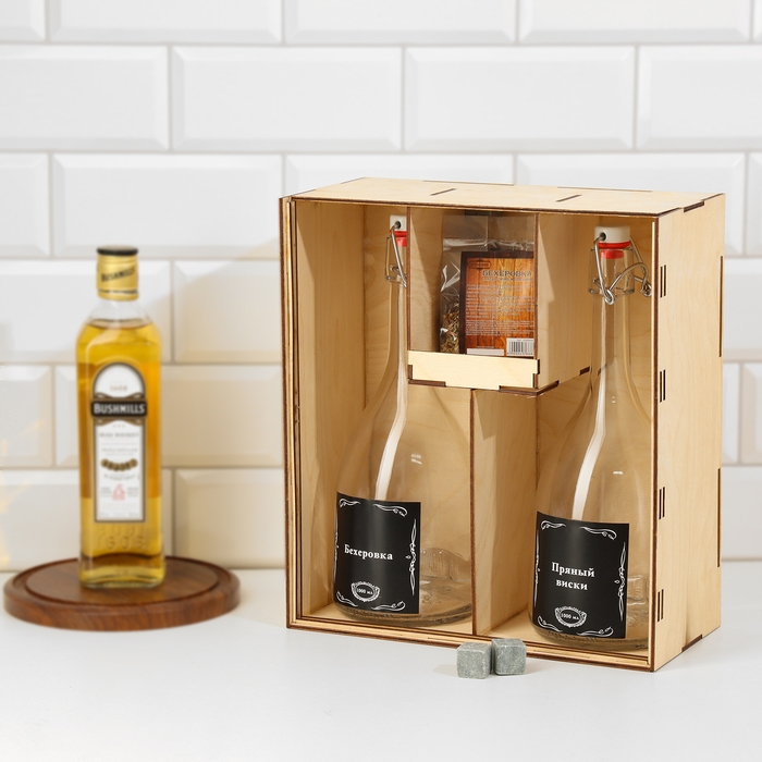 Набор для приготовления настойки Набор для приготовления настойки "Джентельмен", виски, бехеровка