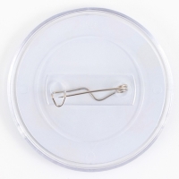 Значок пластиковый, с вставкой &laquo;Разноцветные ладошки&raquo;, d=5 см