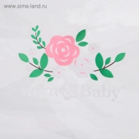 Сумка в роддом с косметичкой &laquo;Лебеди&raquo;, набор 2 шт., 50х31/36х25, цвет прозрачный/розовый, Mum&Baby