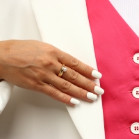 Кольцо с жемчугом &laquo;Тренд&raquo; бусина, цвет золото, размер 17