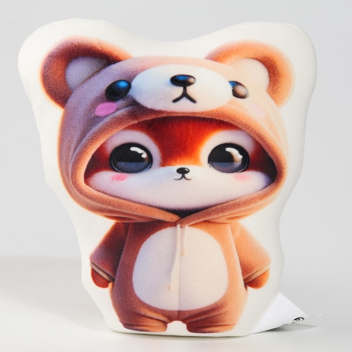 Игрушка антистресс &laquo;Лисенок в костюме мишки&raquo;