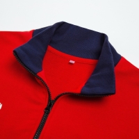 Толстовка на молнии President, размер XXL, цвет красный