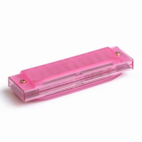 Губная гармошка Music Life, диатоническая, 10 отверстий, c-major, с футляром, розовая Губная гармошка Music Life, диатоническая, 10 отверстий, c-major, с футляром, розовая