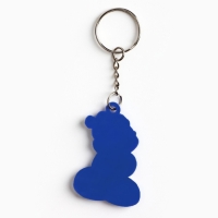 Брелок новогодний, для ключей, резиновый &laquo;Новогодний&raquo;, микс, 4 шт