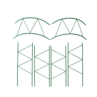 Арка садовая, разборная, 240 &times; 125 &times; 36.5 см, металл, зелёная, &laquo;Ёлочка&raquo;, Greengo