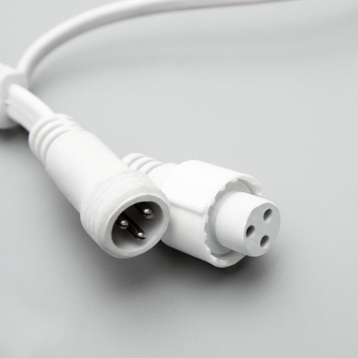 Гирлянда &laquo;Занавес&raquo; 2 &times; 3 м, IP44, УМС, белая нить, 760 LED, свечение синее, 220 В