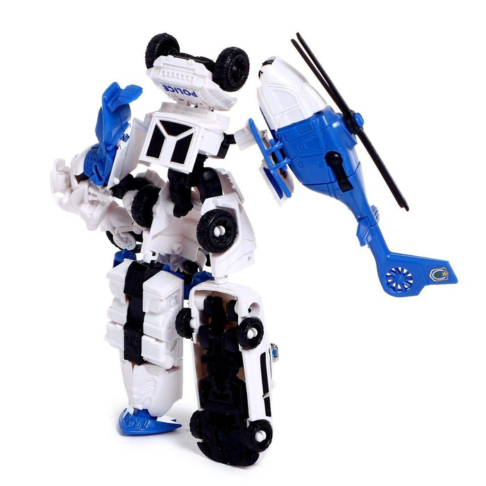 Набор роботов &laquo;Полицейский отряд&raquo;, 5 трансформеров, собираются в 1 робота