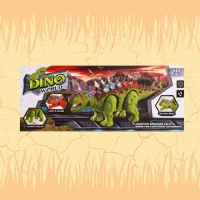 Динозавр «Анкилозавр» работает от батареек, свет и звук, цвет коричневый Динозавр «Анкилозавр» работает от батареек, свет и звук, цвет коричневый