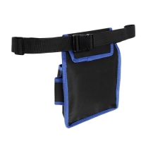 Сумка-пояс для инструментов ТУНДРА, одинарная, 2 кармана. 5 петлей Сумка-пояс для инструментов ТУНДРА, одинарная, 2 кармана. 5 петлей