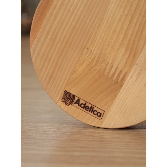 Подставка для кружек Adelica, основа d=13&times;1,8 см, высота 34 см, вешалка 6,5 см, берёза