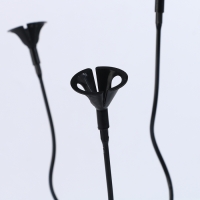 Набор &laquo;ВОЛНА&raquo;, палочка+держатель+подставка, набор 5 шт., чёрный