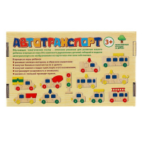 Пазл конструктор деревянный &laquo;Автотранспорт&raquo;