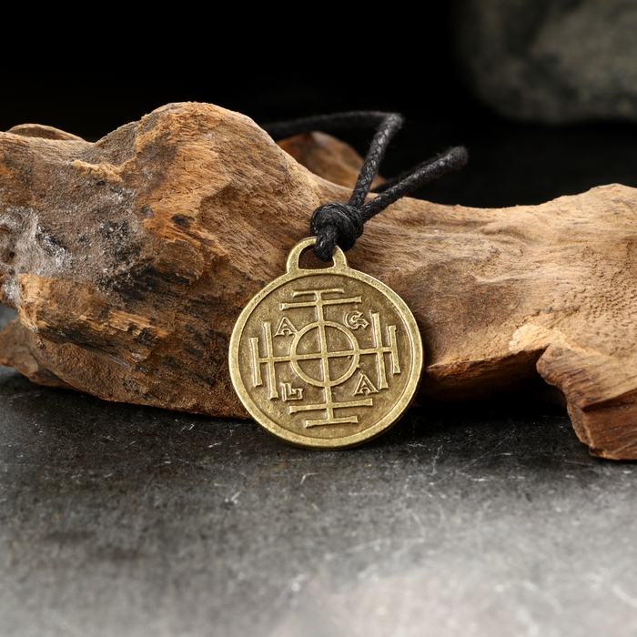 Амулет-брелок Амулет-брелок "Колесо Фортуны" №25, металлический