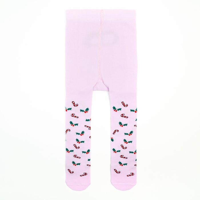 Новый год.Колготки Крошка Я Новый год.Колготки Крошка Я "Карамельки", розовый, рост 74-80 см