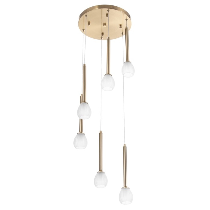 Светильник "Жаклин" 6х3Вт G4 бронза 30х30х180см