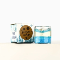 Новогодняя свеча гелевая в стакане Зима это ..«Новый год: Новогодних чудес», без аромата, скретч-слой, 2,5 х 2,5 х 2,5 см Новогодняя свеча гелевая в стакане Зима это ..«Новый год: Новогодних чудес», без аромата, скретч-слой, 2,5 х 2,5 х 2,5 см