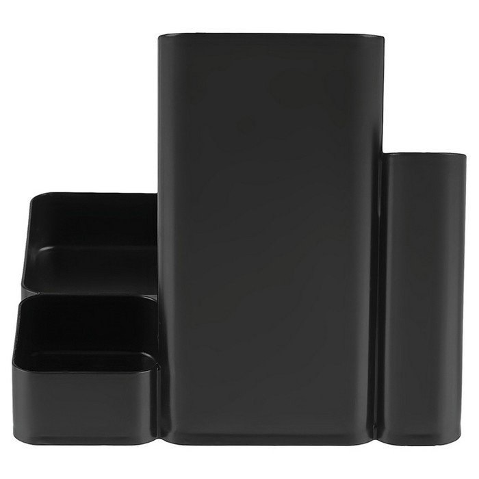 Подставка-органайзер для канцелярии Стамм "Имидж", чёрная