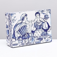 Коробка картонная без окна "Праздник", 21 х 15 х 7 см набор 5 шт Коробка картонная без окна "Праздник", 21 х 15 х 7 см набор 5 шт