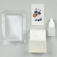 Мыло с картинкой своими руками &laquo;Енотик&raquo; &lrm;, набор для мыловарения