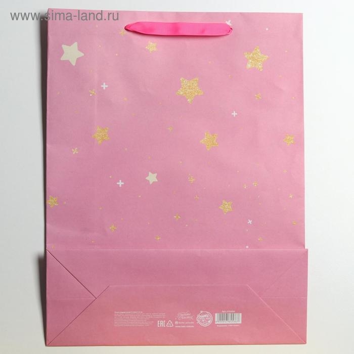 Пакет подарочный крафтовый вертикальный, упаковка, «Единорожек», L 31 х 40 х 11,5 см Пакет подарочный крафтовый вертикальный, упаковка, «Единорожек», L 31 х 40 х 11,5 см