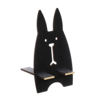 Органайзер - подставка настольный deVENTE. Elrix 24,5 x 15 x 25,5 см, МДФ, чёрный, картонная коробка