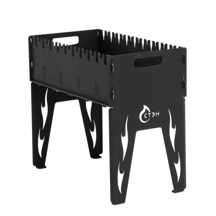 Мангал разборный, дрова, уголь, сталь 3мм, 61 х 33 х 63 см Мангал разборный, дрова, уголь, сталь 3мм, 61 х 33 х 63 см