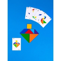 Головоломка &laquo;Танграм&raquo; с карточками (17 шт.)