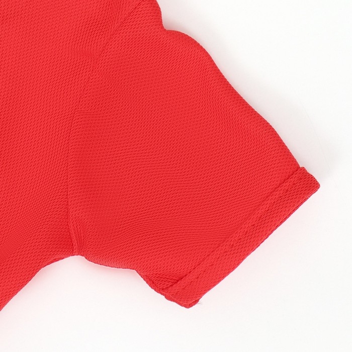 Футболка-поло для животных, S (ДС 25, ОГ 35, ОШ 24 см), красная