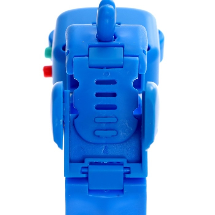 Часы «Весёлые зверята: Собачка», цвет синий Часы «Весёлые зверята: Собачка», цвет синий