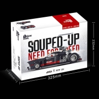 Конструктор Гонка &laquo;Судный день&raquo;, 650 деталей