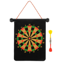Дартс ONLYTOP, магнитное полотно диаметром 20 см, 2 дротика