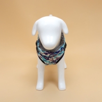 Куртка для собак со шлейкой, размер 6XL ( ДС 65 см, ОШ 62 см, ОГ 82 см), камуфляжная