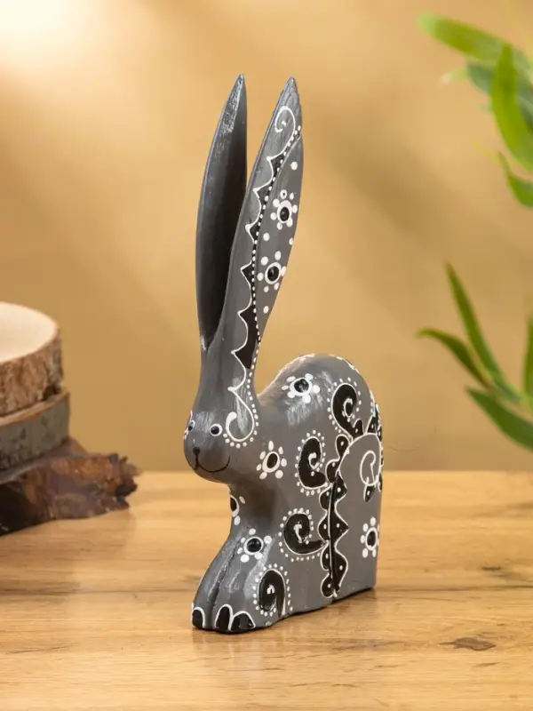 Сувенир "Заяц" дерево 10х3х24 см