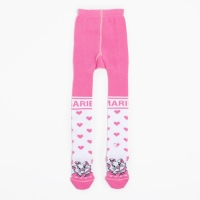 Колготки детские &laquo;Мари&raquo;, Коты аристократы, рост 92-98 см, цвет белый