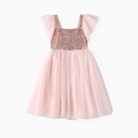 Платье детское нарядное KAFTAN рост 130, розовый